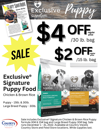 exclusive signature large breed puppy food