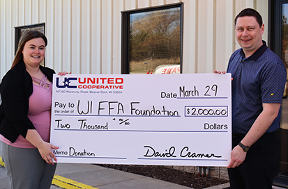 Wisconsin FFA Foundation donation