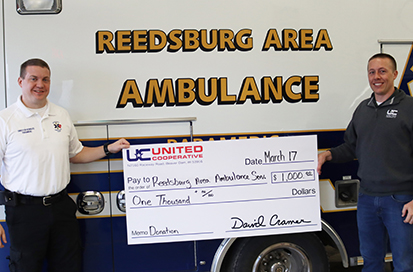 Reedsburg Area Ambulance donation